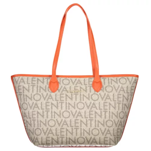 Béžovo-oranžová kabelka cez rameno Valentino Bags 30 x 27 x 14 cm