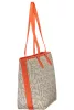  Béžovo-oranžová kabelka cez rameno Valentino Bags 30 x 27 x 14 cm
