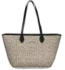  Béžovo-čierna kabelka cez rameno Valentino Bags 30 x 27 x 14 cm