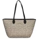  Béžovo-čierna kabelka cez rameno Valentino Bags 30 x 27 x 14 cm