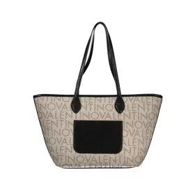    Béžovo-čierna kabelka cez rameno Valentino Bags 30 x 27 x 14 cm