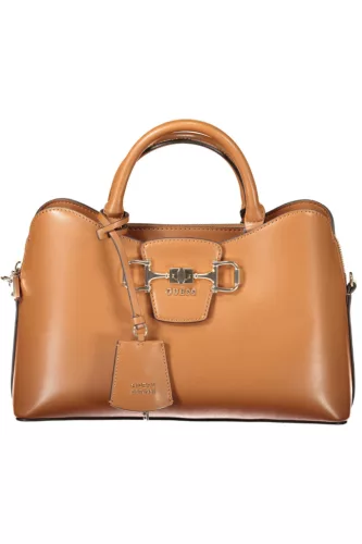  Dámska kabelka Guess v koňakovo hnedej farbe 32 x 20 x 10 cm
