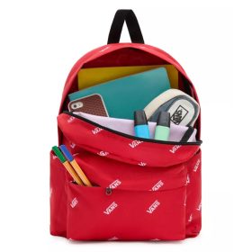  Batoh Vans New Skool True Red 39×25 cm