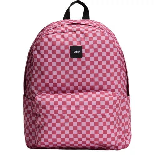  Červeno-biely károvaný batoh Vans Old Skool Check 42 × 30 cm