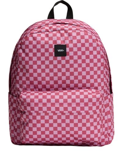  Červeno-biely károvaný batoh Vans Old Skool Check 42 × 30 cm