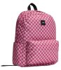  Červeno-biely károvaný batoh Vans Old Skool Check 42 × 30 cm