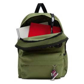    Batoh Vans Realm Flying V Loden Green 42 × 30 cm, s priehradkou na notebook