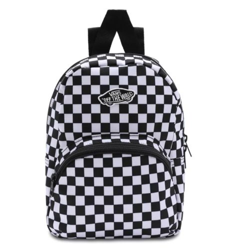  Vans WM Got This Mini Black/White šachovnicový batoh 25 × 17,5 cm
