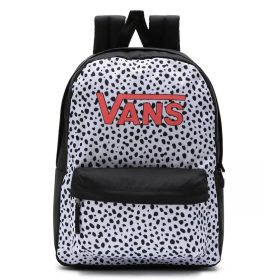    Batoh Vans GR Girls Realm Dalmatian Black-White s držiakom na notebook 39 × 28 cm