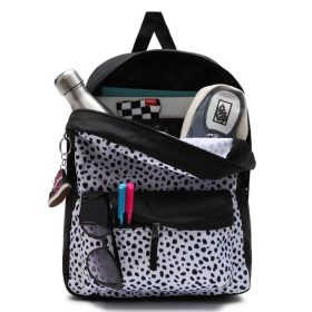    Batoh Vans GR Girls Realm Dalmatian Black-White s držiakom na notebook 39 × 28 cm