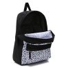  Batoh Vans GR Girls Realm Dalmatian Black-White s držiakom na notebook 39 × 28 cm