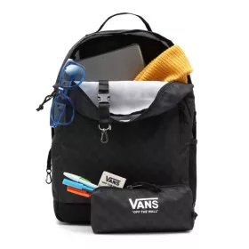    Batoh Vans Skool Boys Black/Charcoal s držiakom na pero 41 × 32 cm