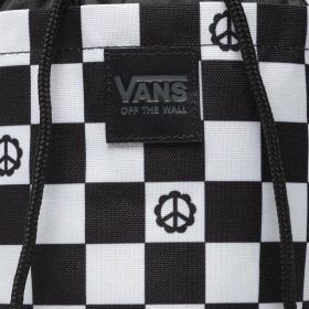    Bočná taška Vans Hydro Crossbody Peace Check Black/White, 14 × 18 cm