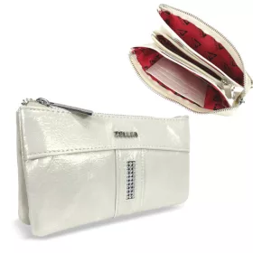   Dámska peňaženka Zellia Hz-127 D266 - 1006 DF - Holografická biela - Biela