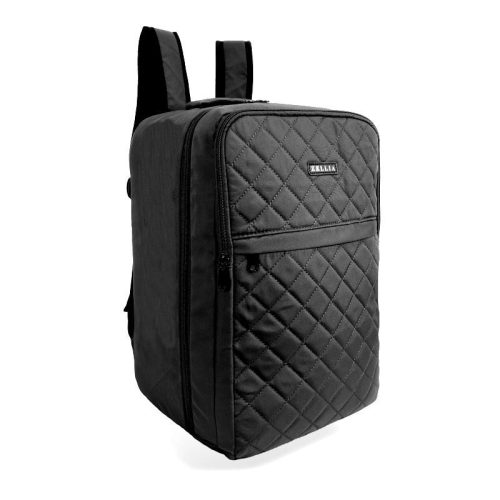  Zellia Hz-104 čierny Vizz Air Ryanair ruksak do príručnej batožiny prešívaný - vodoodpudivý 40 X 25 X 20 Cm