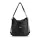  Dámska taška cez rameno Zellia Zlb317 čierna, premeniteľná na batoh 31 x 28 x 12,5 cm