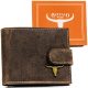  Pánska kožená peňaženka Rm-05L-Baw hnedá - s ochranou proti RFID -