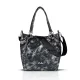 Zellia Zlb475 Mesh fekete-ezüst női kézitáska, oldaltáska  34 x 29 x 14 cm