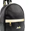  Dámsky batoh Zellia Zlb301 v čierno-zlatej farbe 25 x 21 x 8 cm