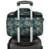  Cestovná taška Rovicky R-Tl15608-8909 s 18 pávími pierkami, príručná batožina 40 x 25 x 20 cm