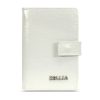  Dámske puzdro na karty Zellia Hz-128 D266 - 1006 Df z bieleho laku 11,5 x 7,5 x 2 cm