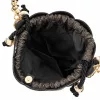 Zellia 25096 Groove fekete-bronz női vödörtáska, oldaltáska 23 × 20 × 8 cm
