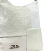  Dámska kabelka cez rameno Zellia Zlb111 v bielo-béžovej farbe 32 x 27 x 13 cm