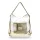 Dámska zlato-biela kabelka cez rameno Zellia, batoh 37 × 37 cm