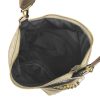  Dámska retiazka Zellia, kabelka cez rameno zlatej farby, bočná kabelka