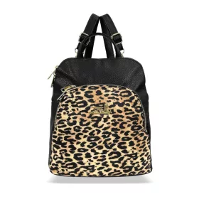    Dámsky batoh Zellia 25055 s čiernym ocelotovým vzorom 31 x 29 x 14,5 cm