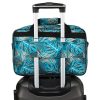  Cestovná taška Rovicky R-Tl15608-8886 so vzorom 16 listov, príručná batožina 40 x 25 x 20 cm