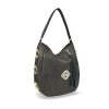  Dámska kabelka cez rameno Zellia Zlb180 tmavo bronzová, bočná taška 34 x 27 x 11 cm