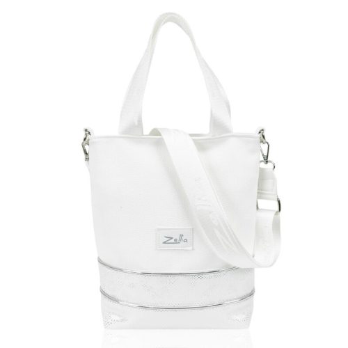  Biela dámska kabelka cez rameno Zellia, módna taška