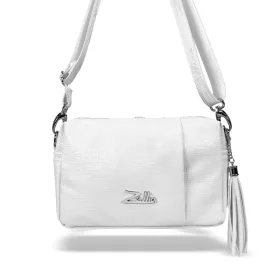  Dámska kabelka Zellia Zlb210 biela 25 x 17 x 9 cm