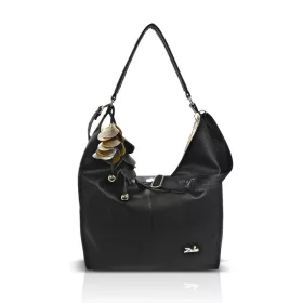 Zellia Zlb407-F fekete női válltáska 43 x 34 x 10 cm