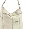 Zellia ZLB399 bézs-arany női válltáska 29 x 28 x 13 cm