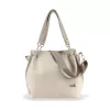 Zellia ZLB393 női válltáska bézs, oldalpántal 30 x 29 x 12 cm