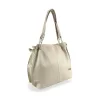 Zellia ZLB393 női válltáska bézs, oldalpántal 30 x 29 x 12 cm