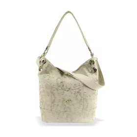   Zellia ZLB401 bézs női válltáska, oldalpántal 33 x 27 x 12 cm