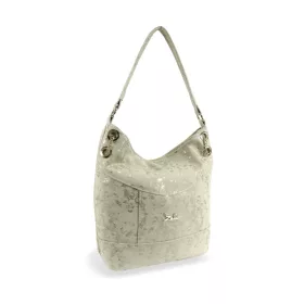   Zellia ZLB401 bézs női válltáska, oldalpántal 33 x 27 x 12 cm