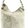 Zellia ZLB401 bézs női válltáska, oldalpántal 33 x 27 x 12 cm