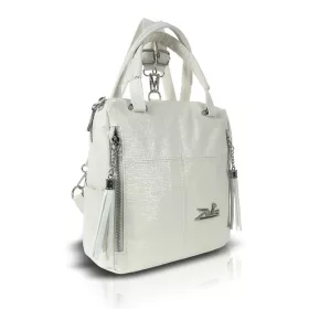   Zellia 25180 Holo-Crystal női bézs hátizsák 27 x 25 x 14 cm