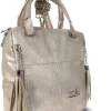 Zellia 25180 Monaco női rosegold hátizsák 27 x 25 x 14 cm