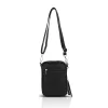  Dámska čierna kabelka Zellia 24078, crossbody, 21 x 16 x 5,5 cm