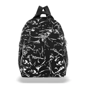    Dámska kabelka cez rameno Zellia 24147 čierna so strieborným mramorovým vzorom 32 x 29 x 13 cm