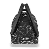  Dámska kabelka cez rameno Zellia 24147 čierna so strieborným mramorovým vzorom 32 x 29 x 13 cm