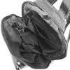  Dámska kabelka cez rameno Zellia 24147 čierna so strieborným mramorovým vzorom 32 x 29 x 13 cm