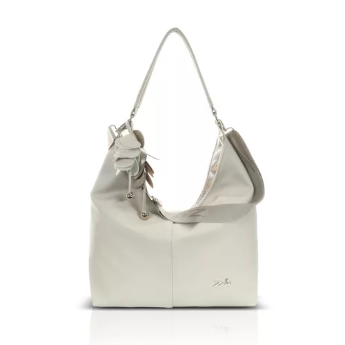 Zellia Zlb407-F bézs női válltáska 43 x 34 x 10 cm