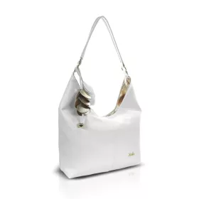 Zellia Zlb407-F fehér női válltáska 43 x 34 x 10 cm