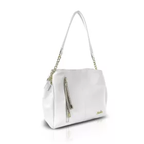   Zellia Zlb424 fehér női válltáska oldalpánttal 28 x 28 x 8 cm